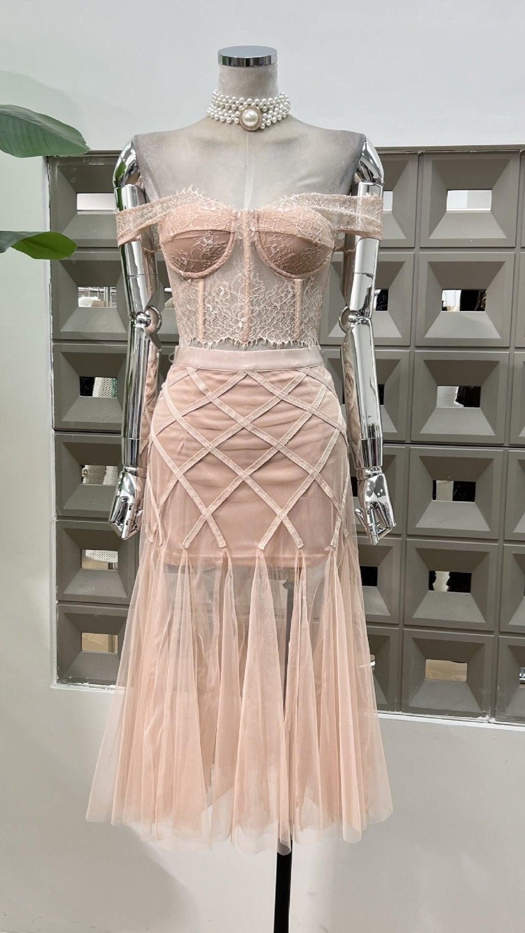 Sweet Mermaid Two Piece Set - Comes in Blush & Black