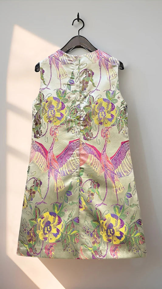 Take Flight Embellished / Sequin Jacquard Mini Dress