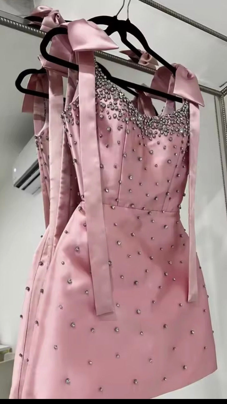 Pink Sparkle Mini Dress