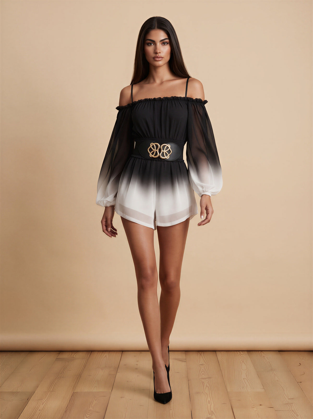 Go Shorty Jumpsuit with belt