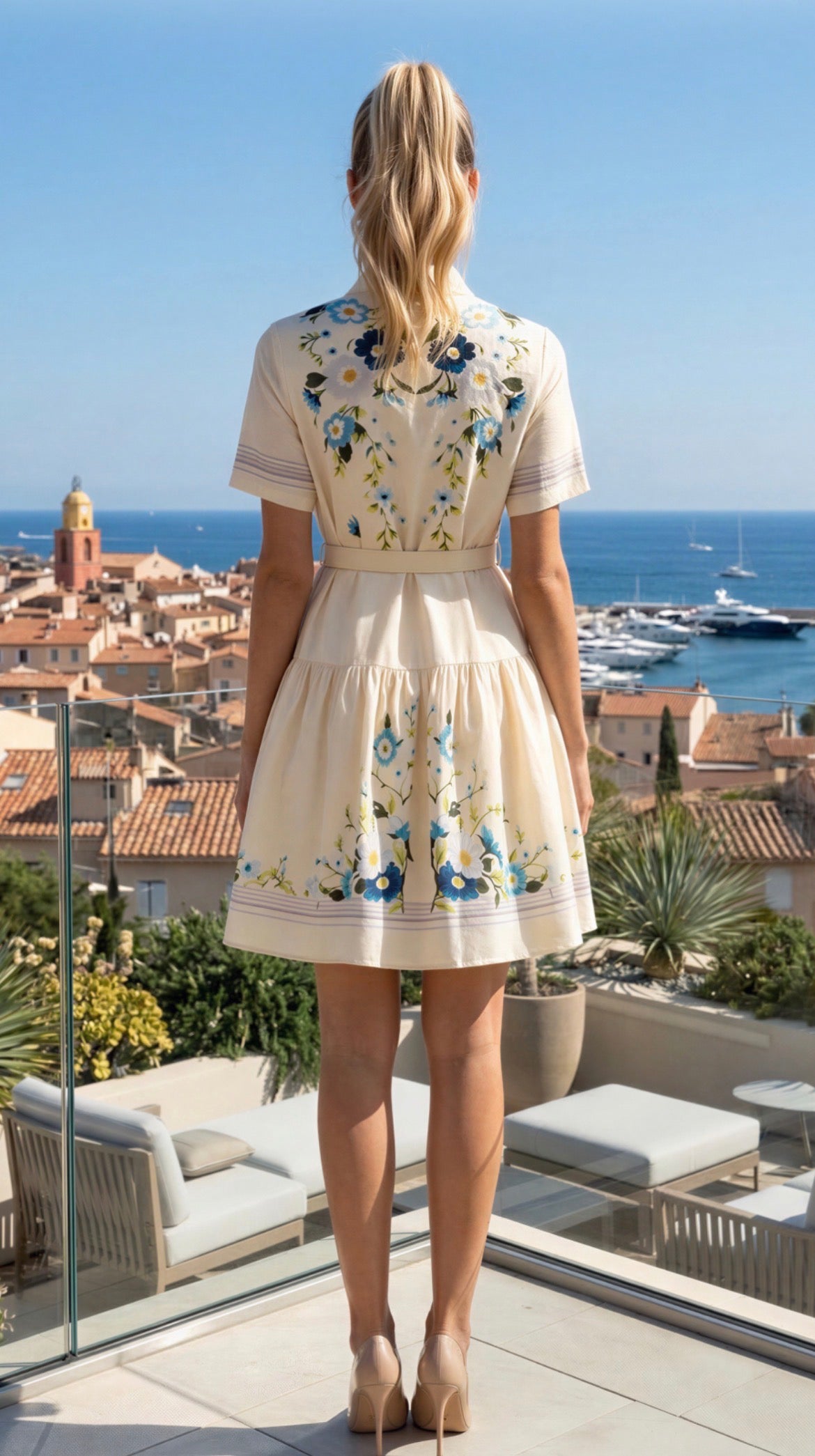 All Shirty Mini Dress with Belt