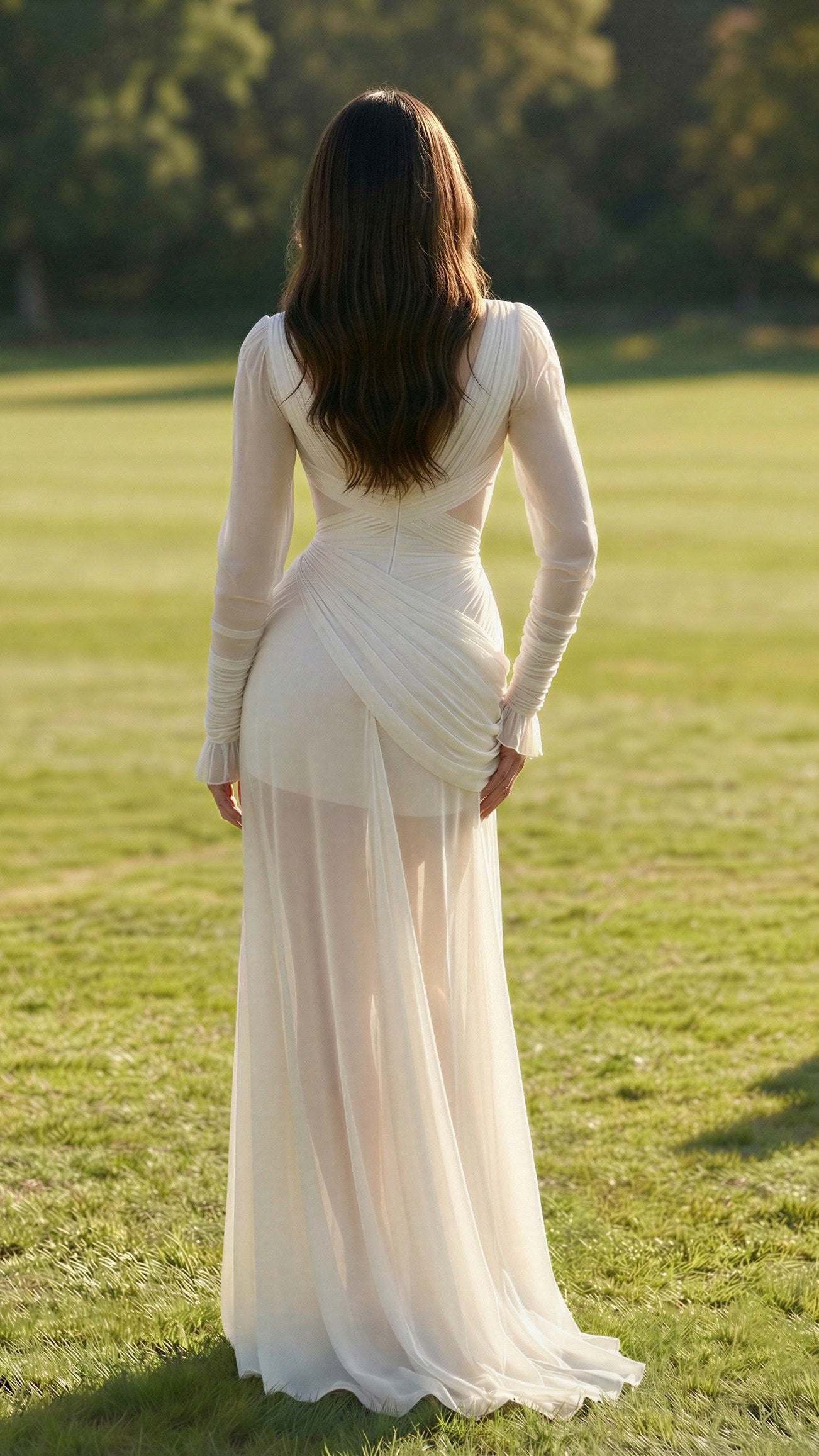 Cloud Dancer Envy Maxi Dress