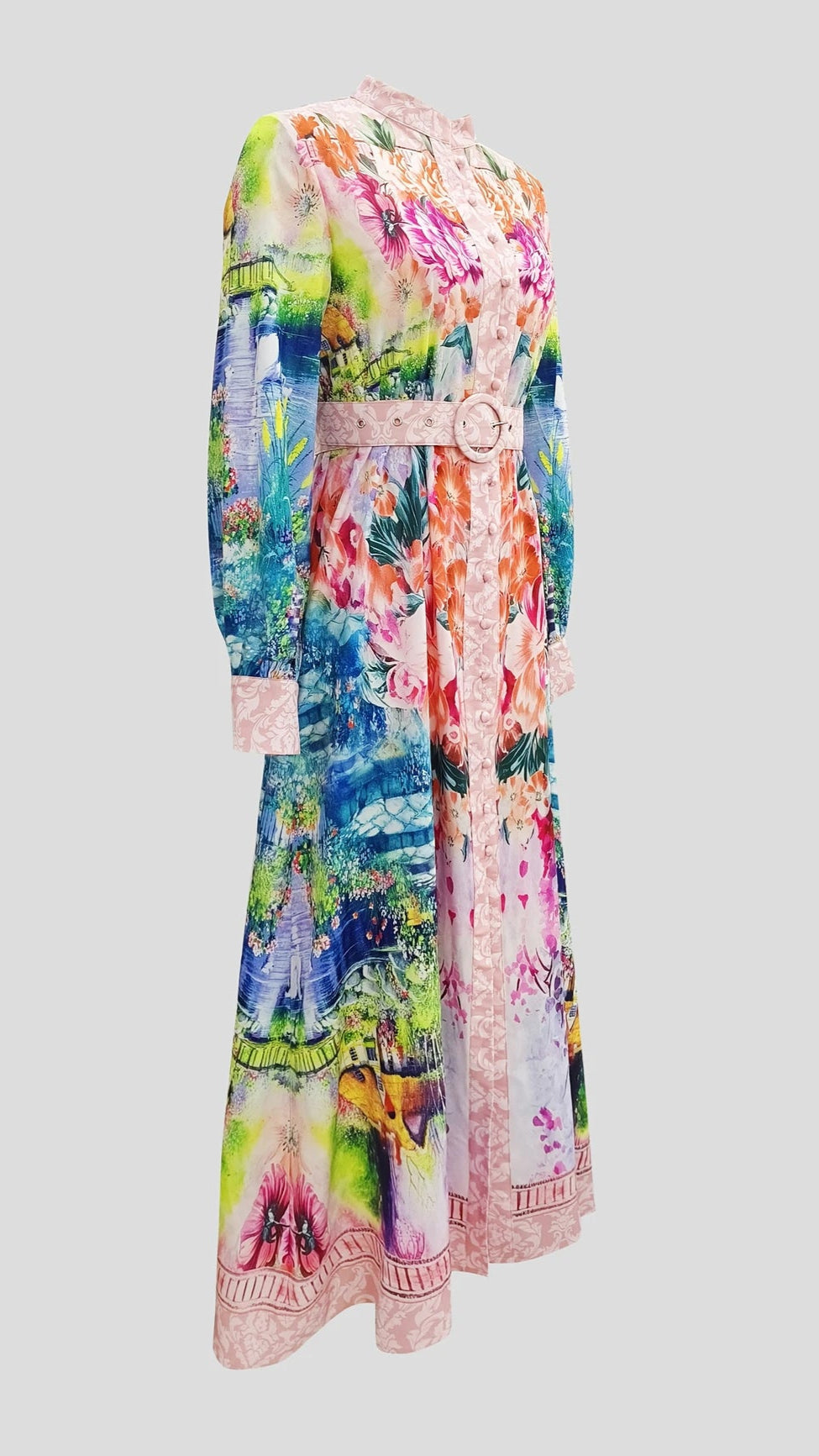 Ascot Queen Floral Maxi Dress