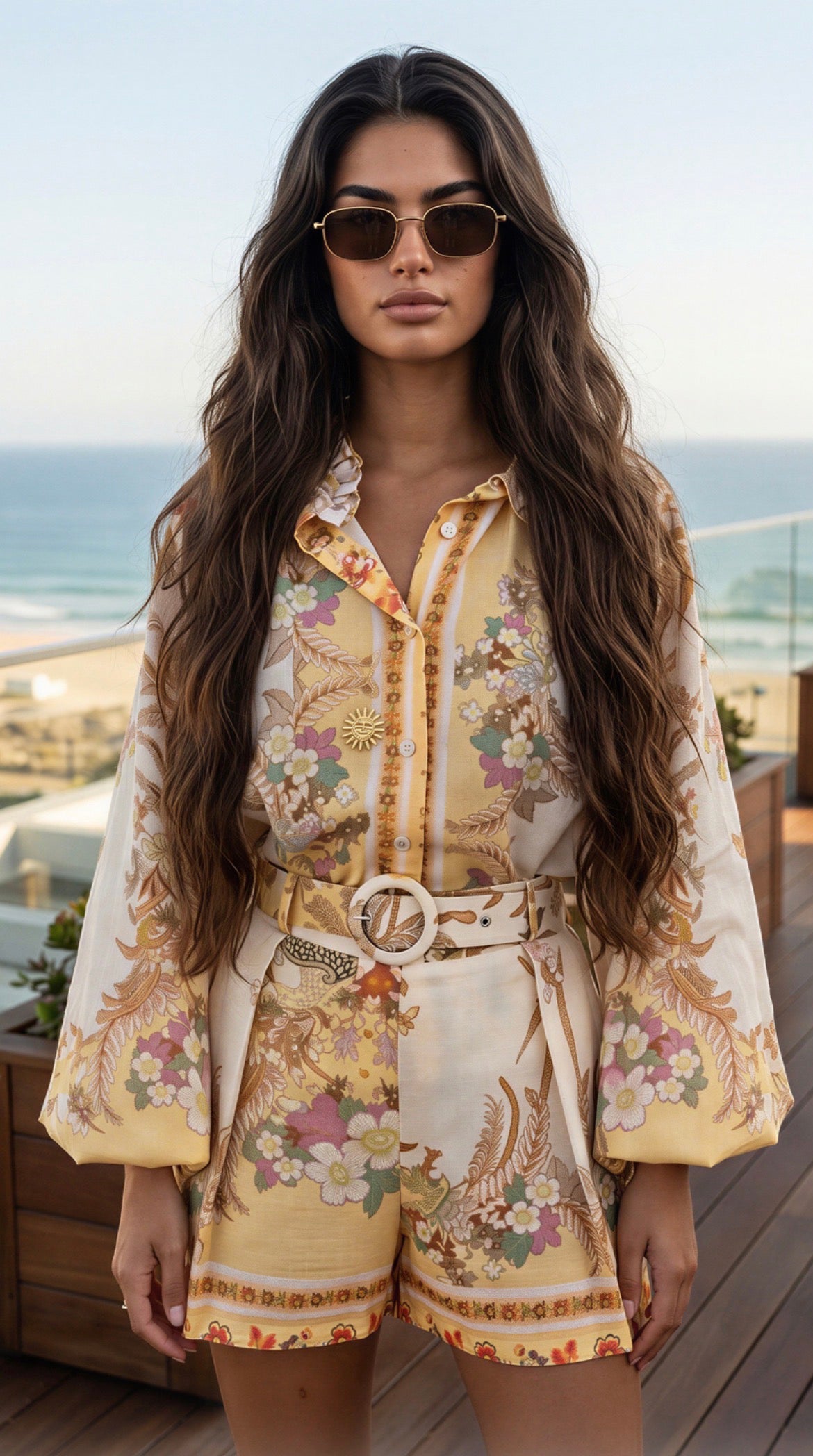 Cyprus Shorts Set - comes in pink or yellow