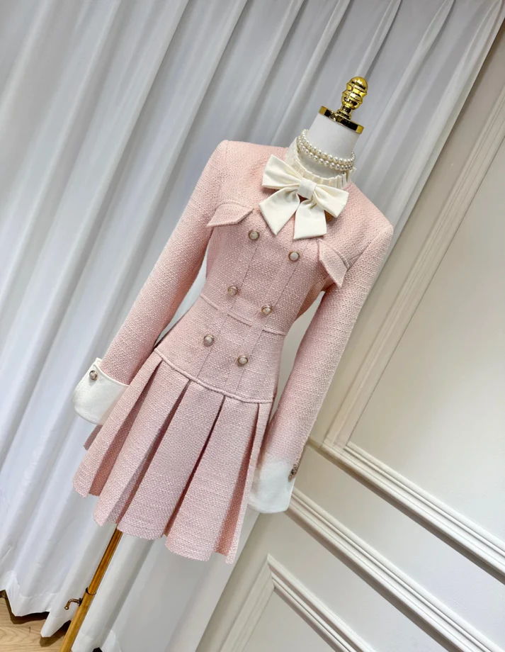 Princess Cute Sweet Tweed Dress