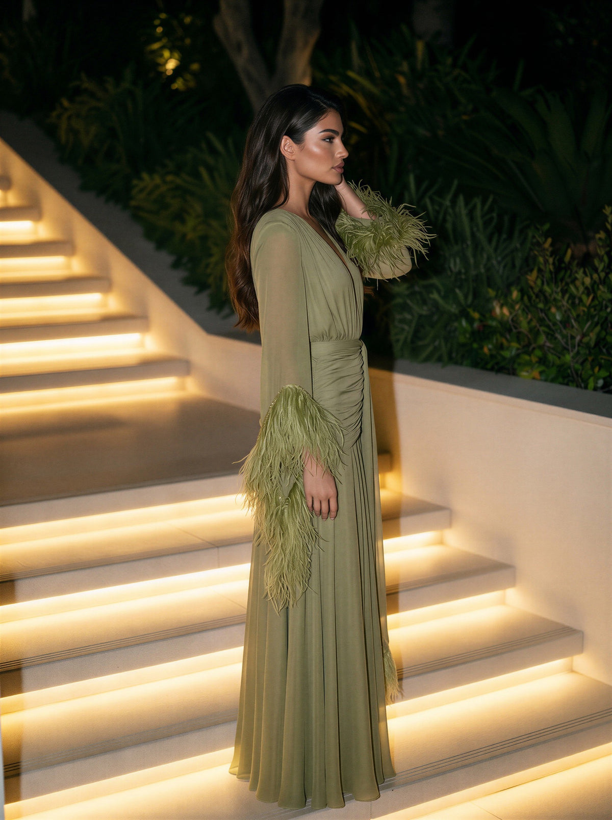 Forest Drive Maxi Dress