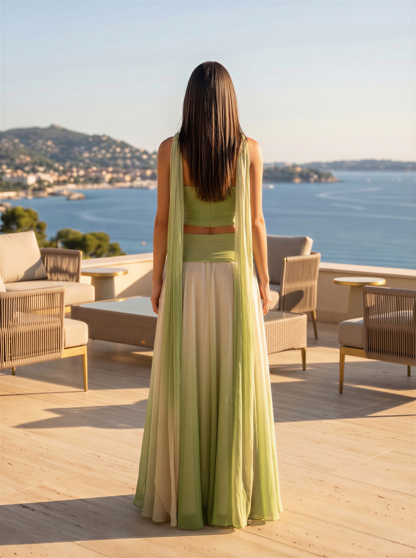 Ombre Elegance Two-Piece Set