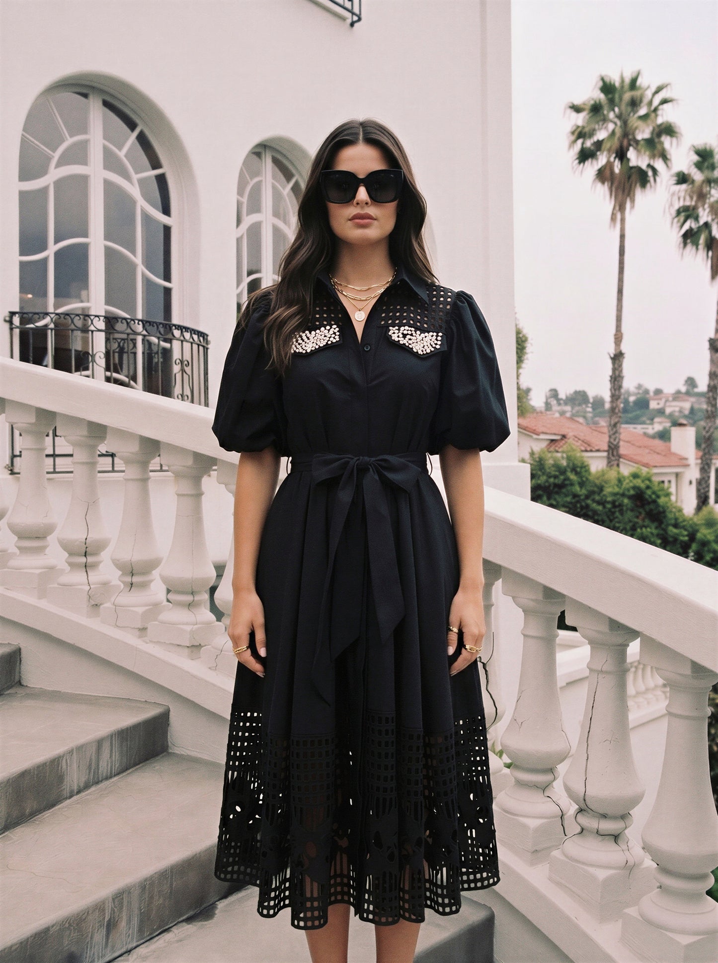 De Lux Midi Dress - comes in white, yellow, pink, white & Black