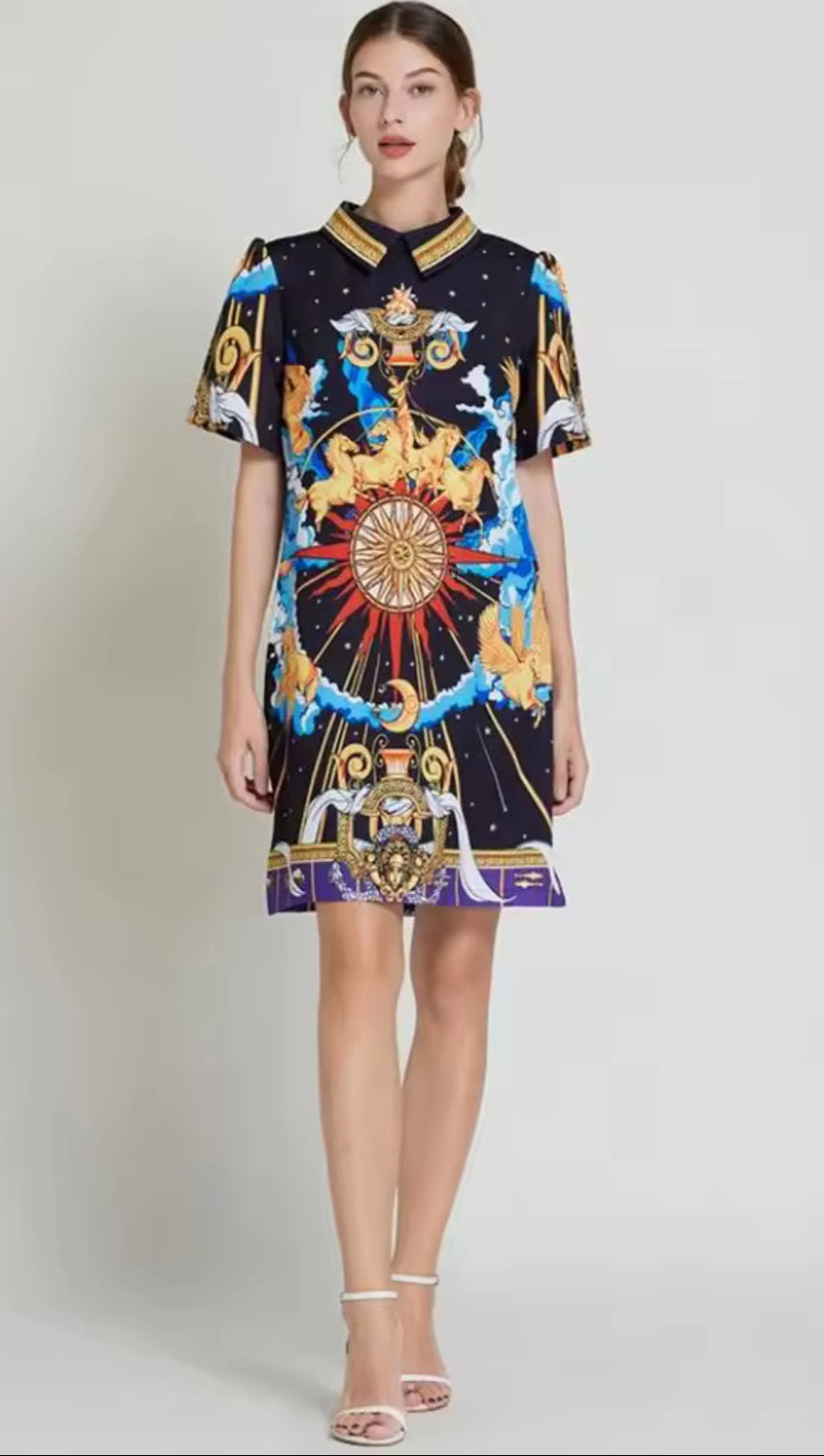 Galactic Dreams Bold Patterned Dress