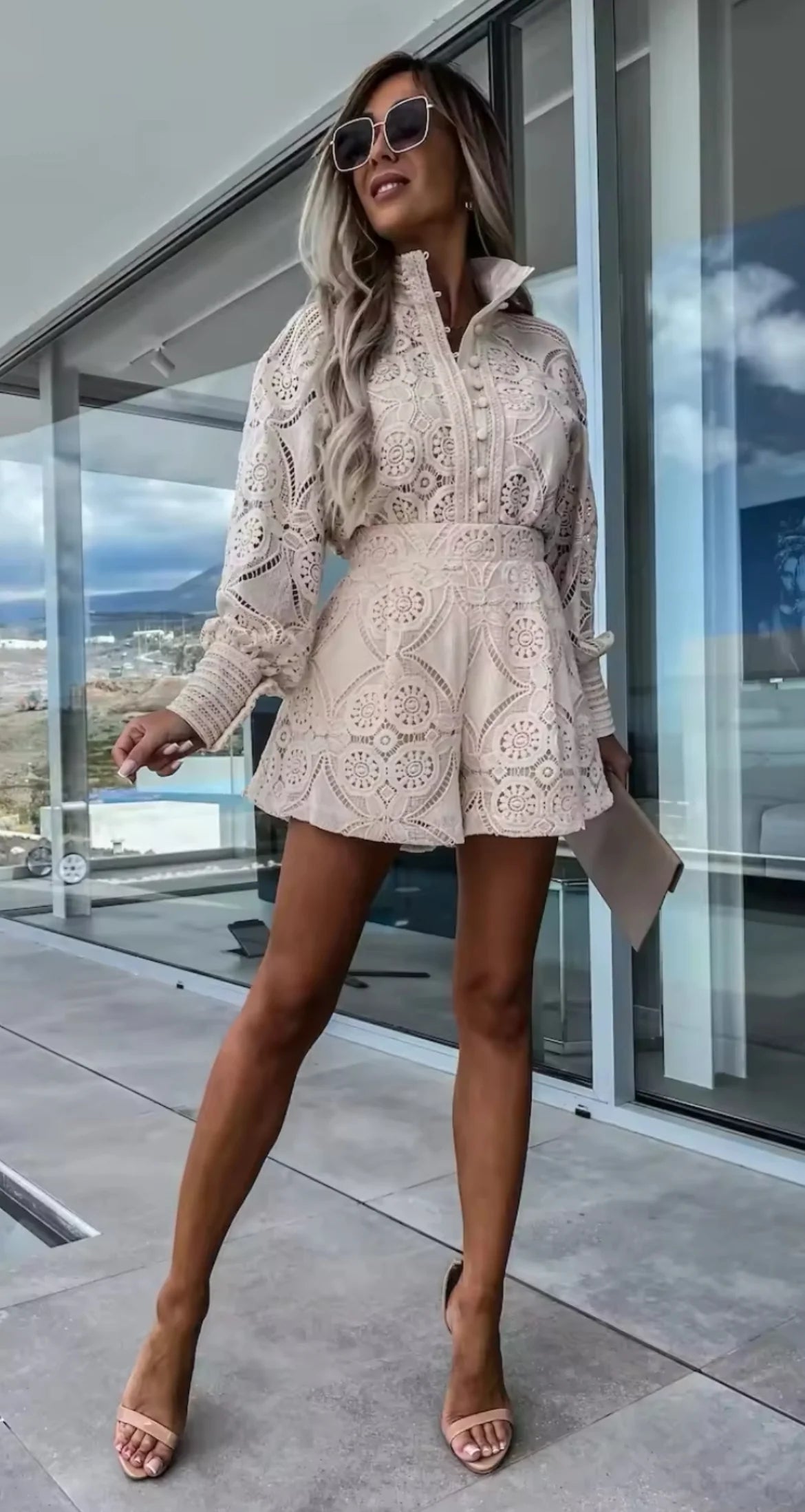 All Lacey Shirt and Shorts - comes in four colours