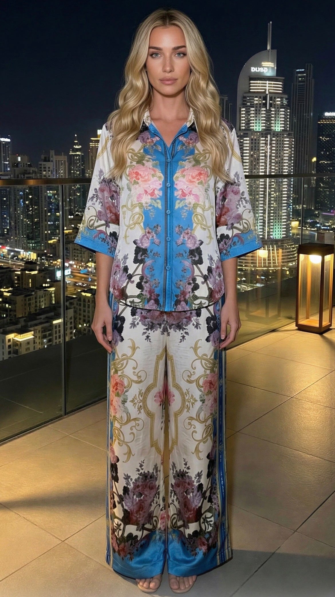 Blue Mermaid Two Piece Set