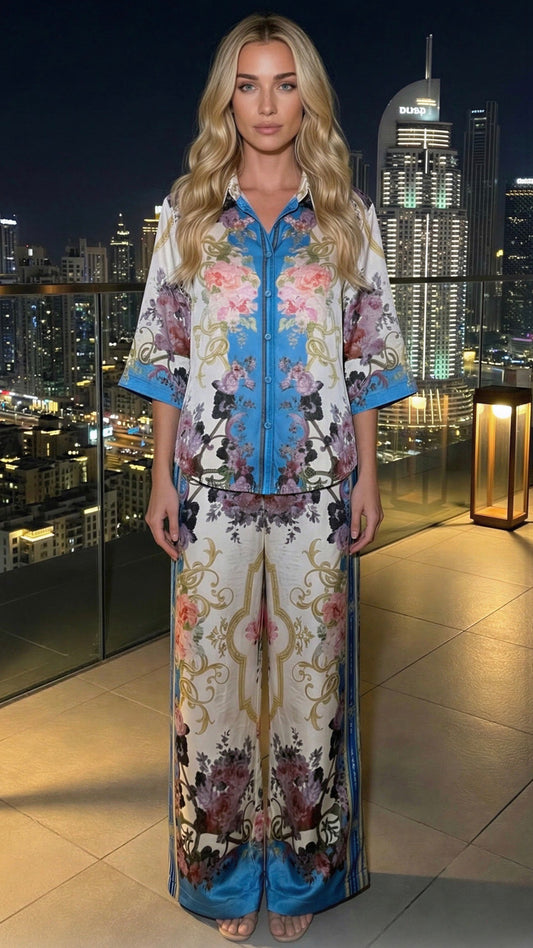 Blue Mermaid Two Piece Set