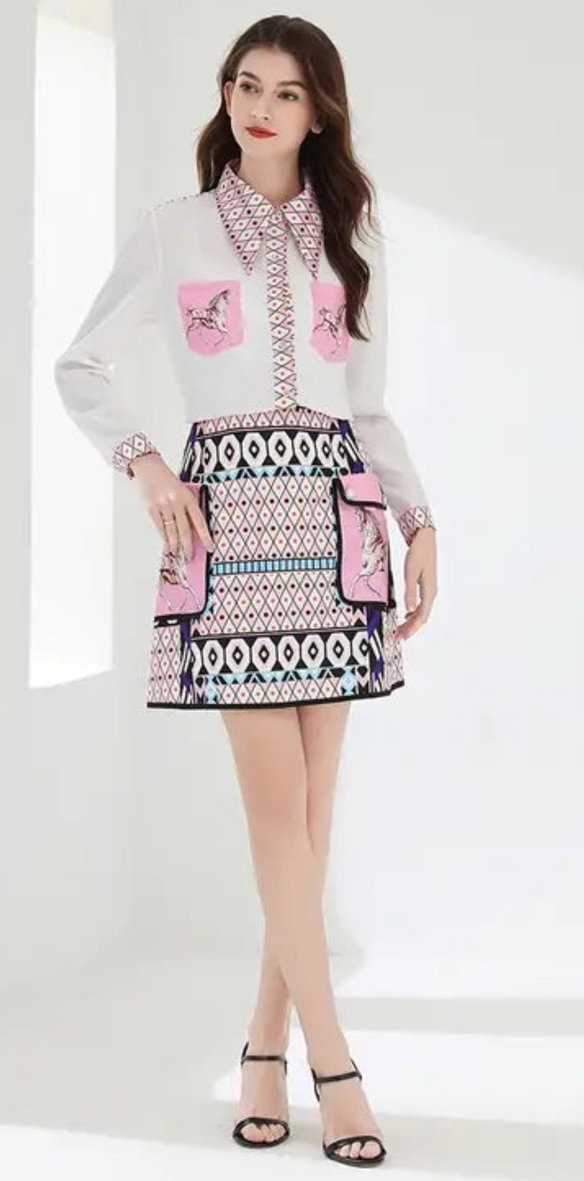 Galloping Horses two piece set