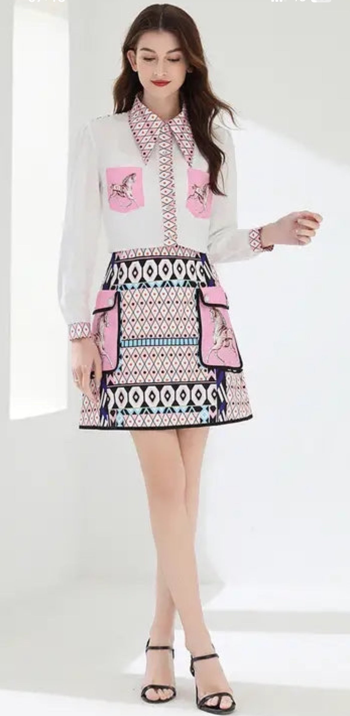 Galloping Horses two piece set