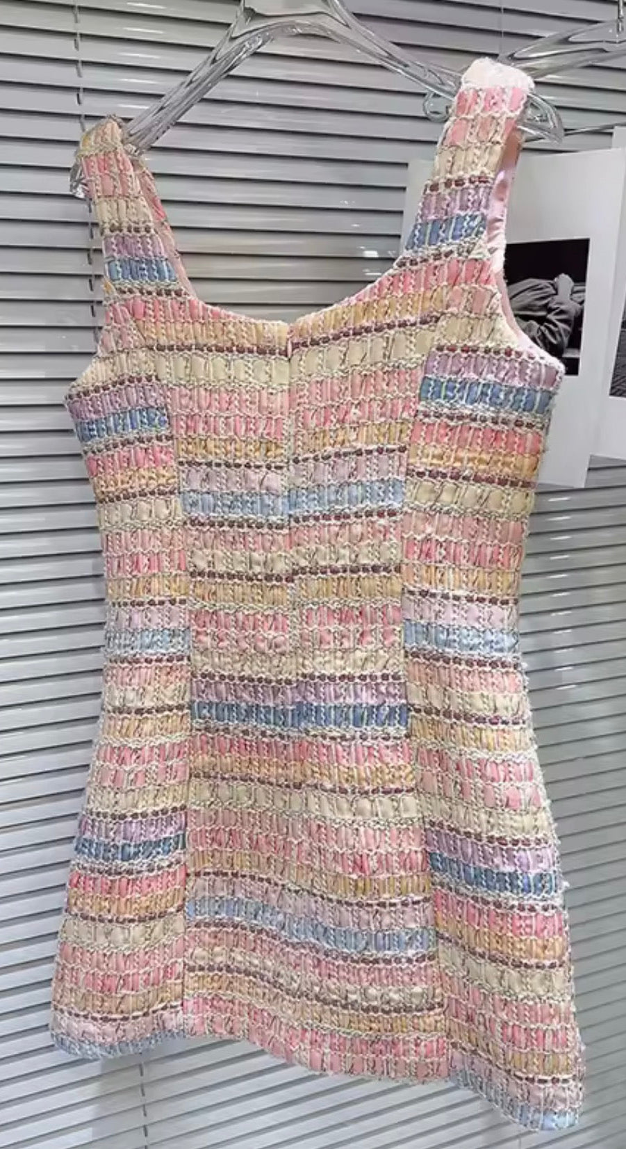 Pastel Rainbow Mini Dress