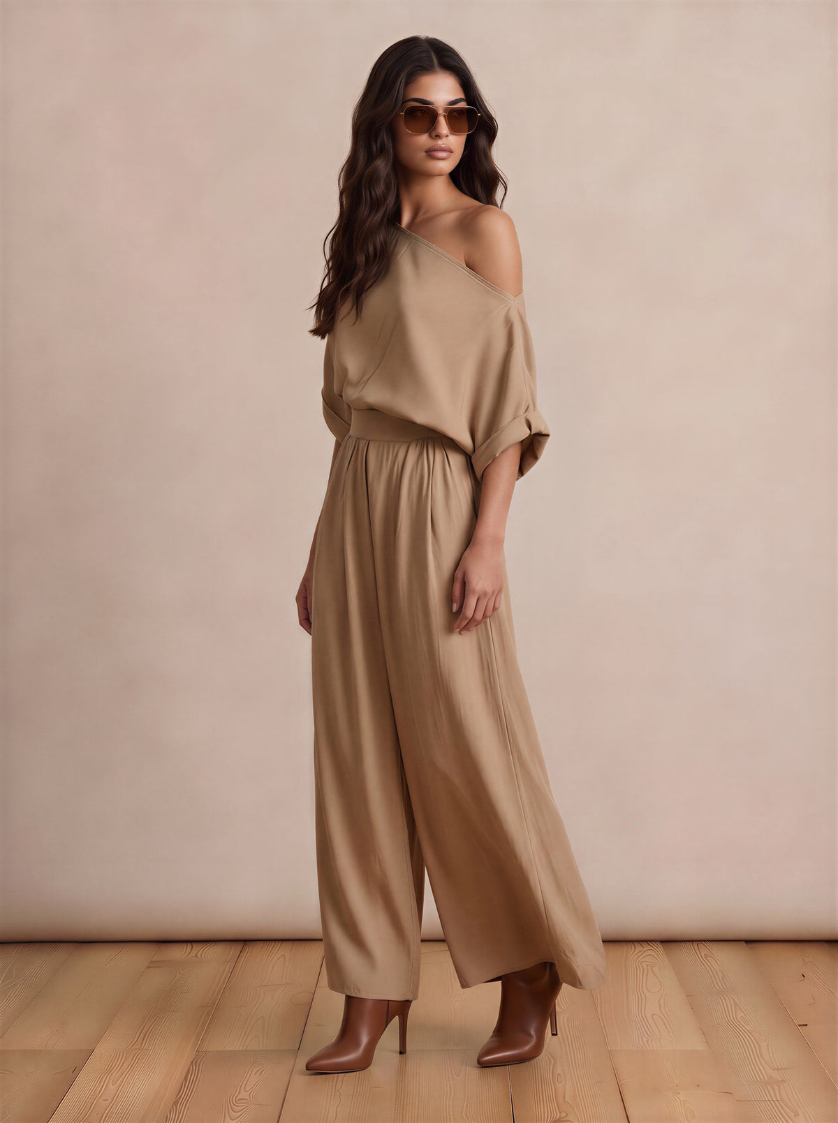 French Riviera Brown Two Piece