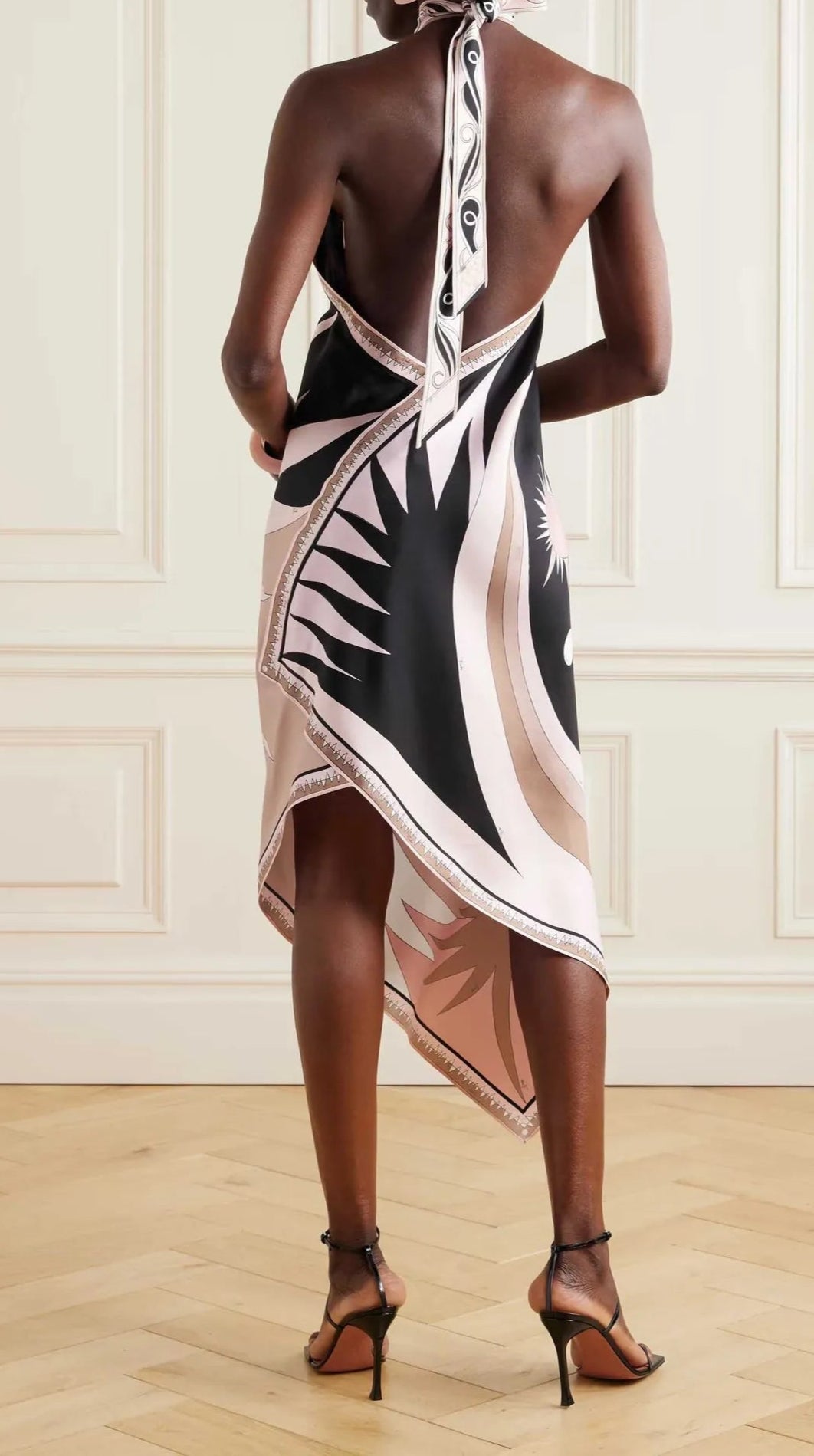 Midnight Heaven Halter neck Dress