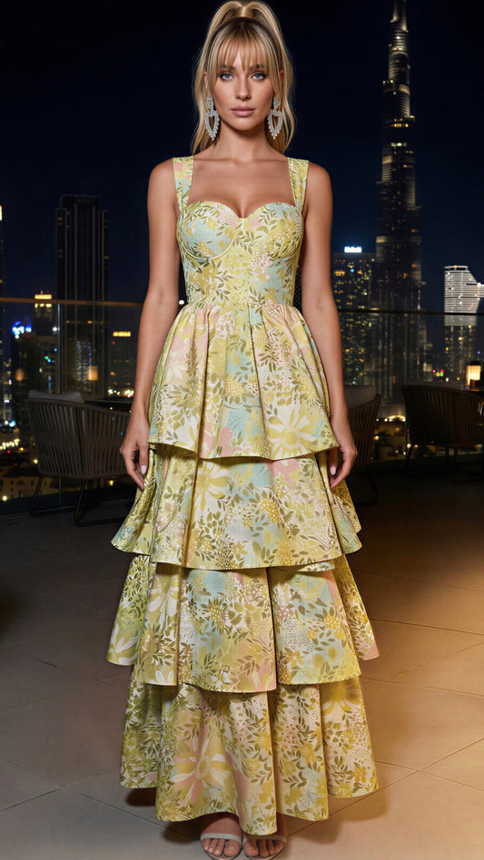 Fairytale Ruffle Maxi Dress