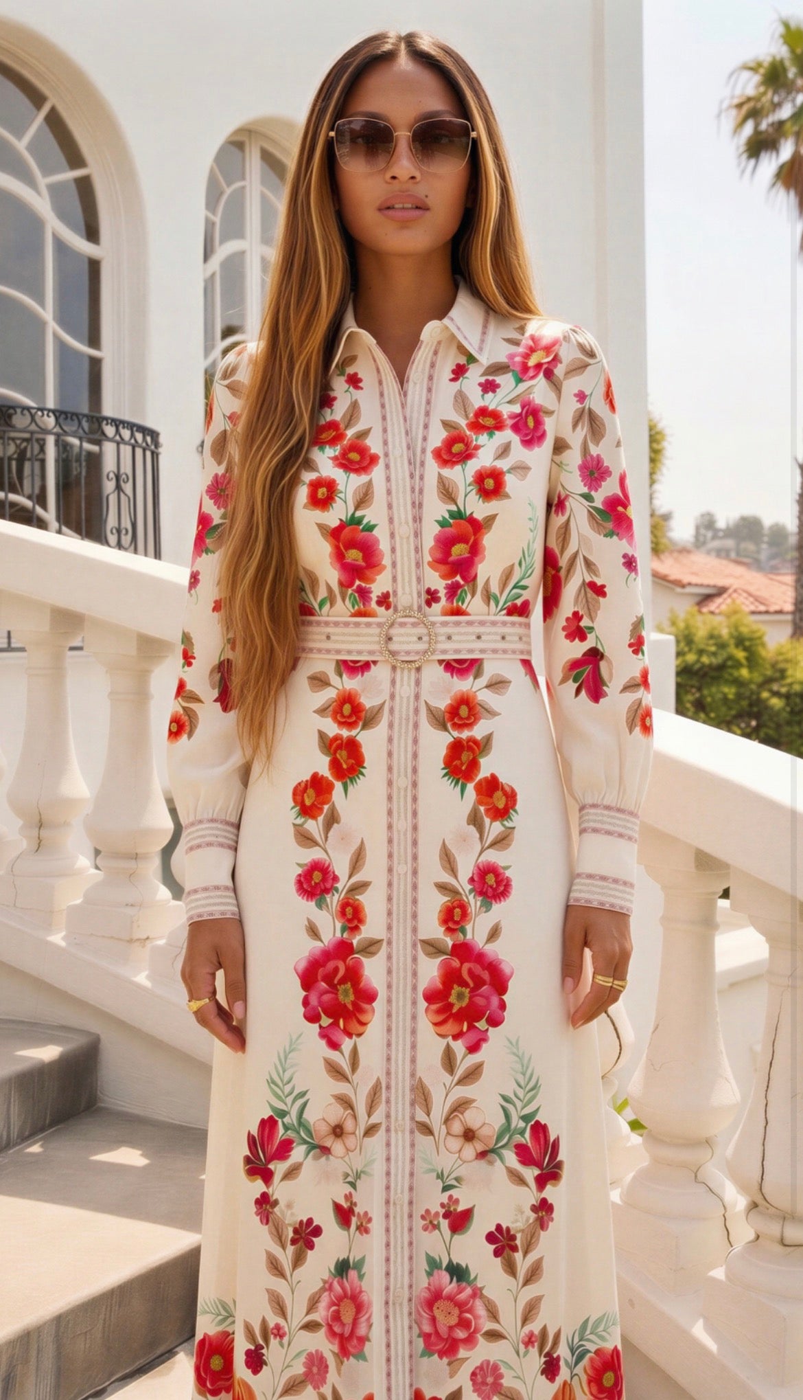 Whimsical Floral Dress