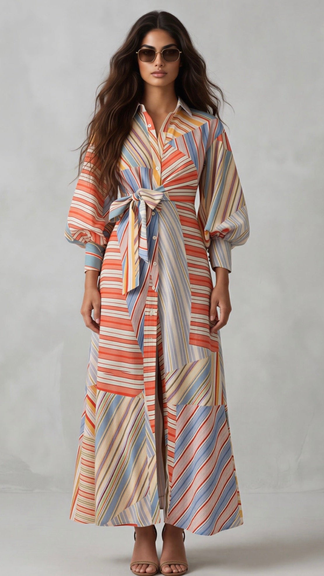 Strike It Lucky Shirt Dress with belt