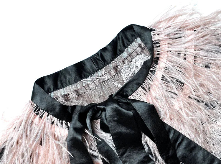 Feathering Shorts Set