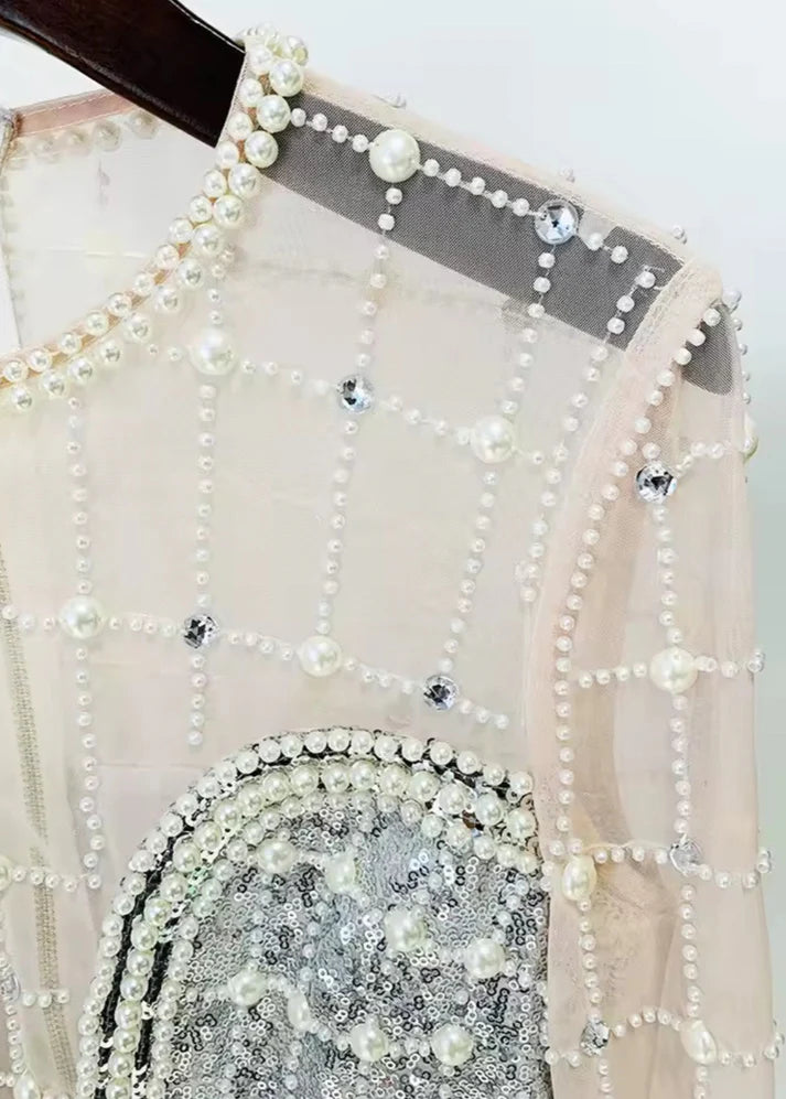 White Diamond Mini Dress