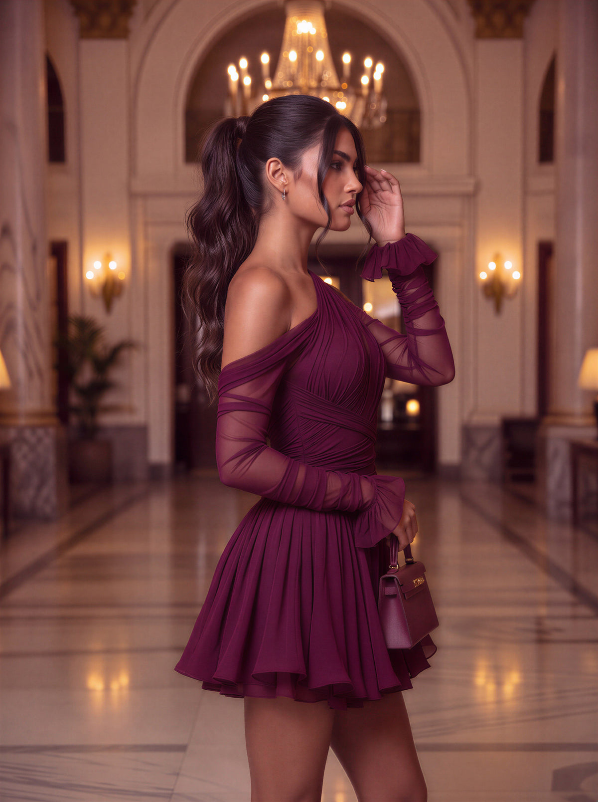 Plumlicious Mini Dress