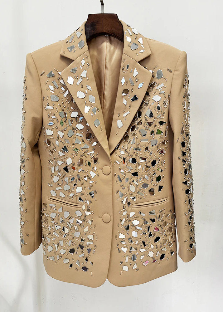 Mirrored Blazer & Shorts Set