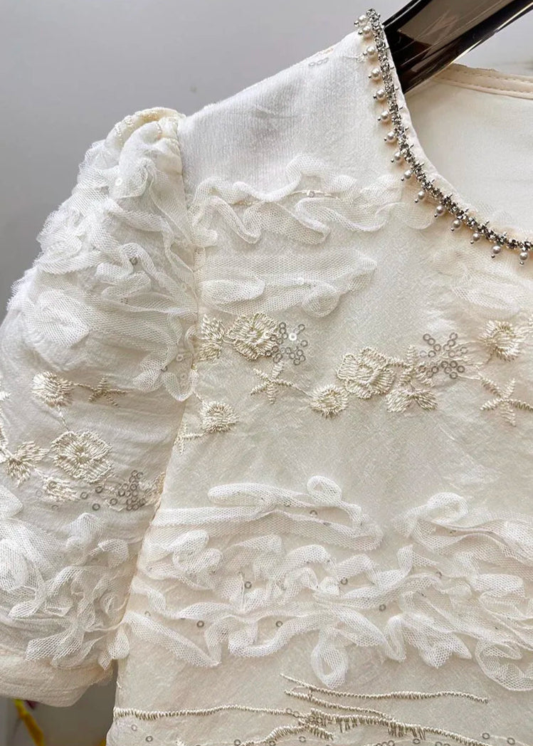All Elegance Embroidery & Sequin Mini Dress