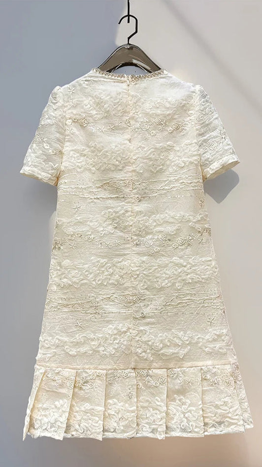 All Elegance Embroidery & Sequin Mini Dress