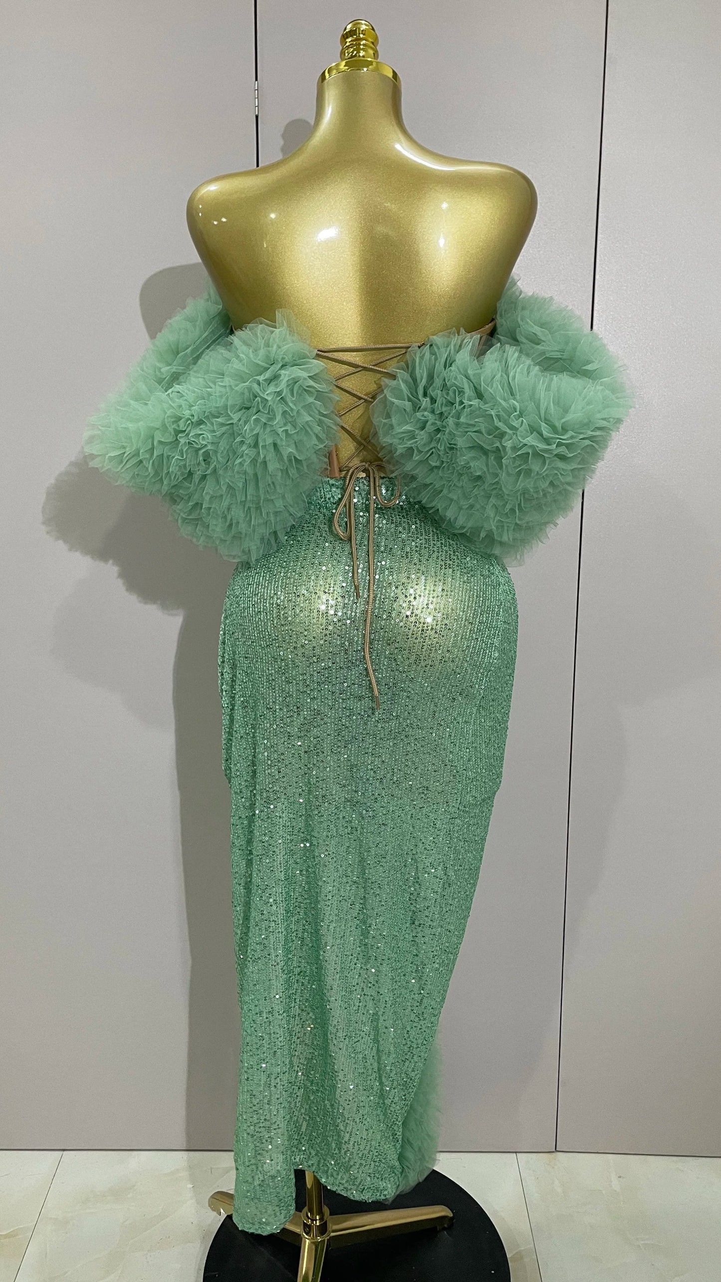 Mint Glamour Two Piece set