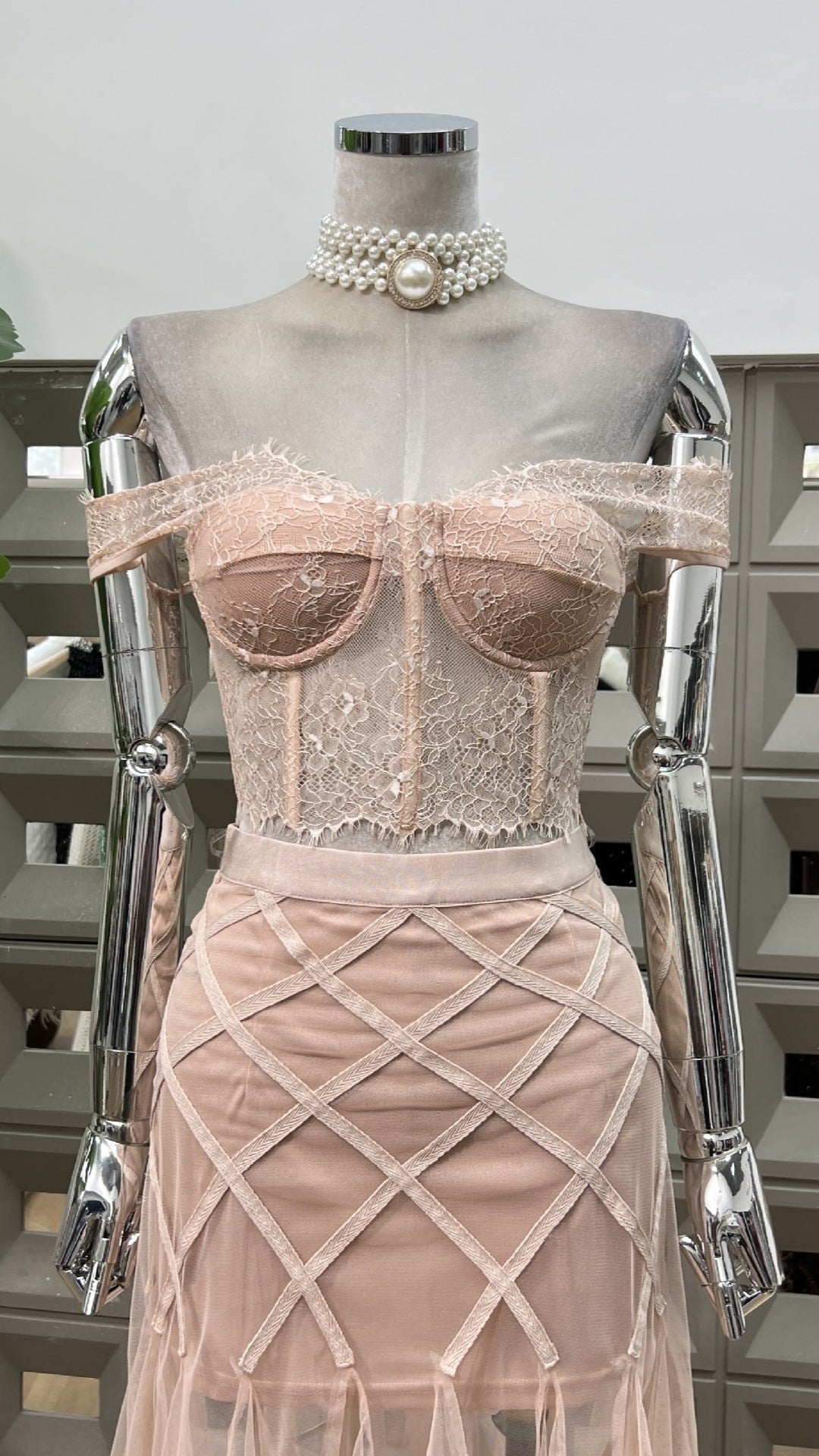 Sweet Mermaid Two Piece Set - Comes in Blush & Black