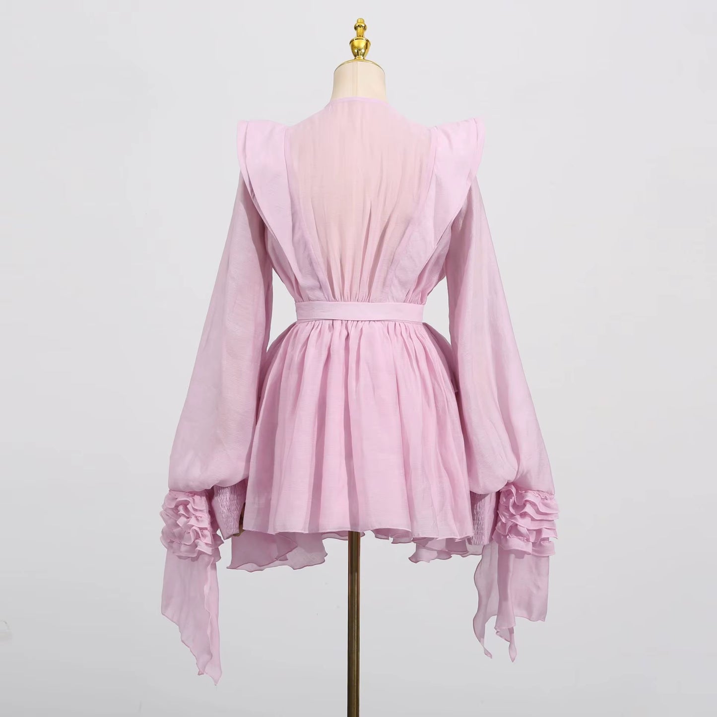 Sicilian Style Mini Dress - Comes in Coffee & Pink
