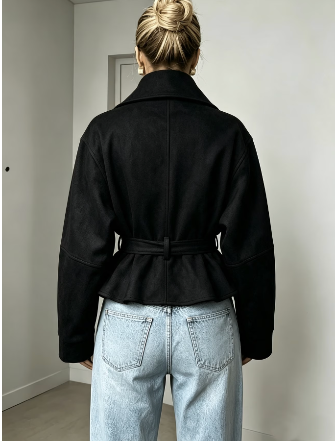 Lux Jacket with waist tie- Comes in five colours