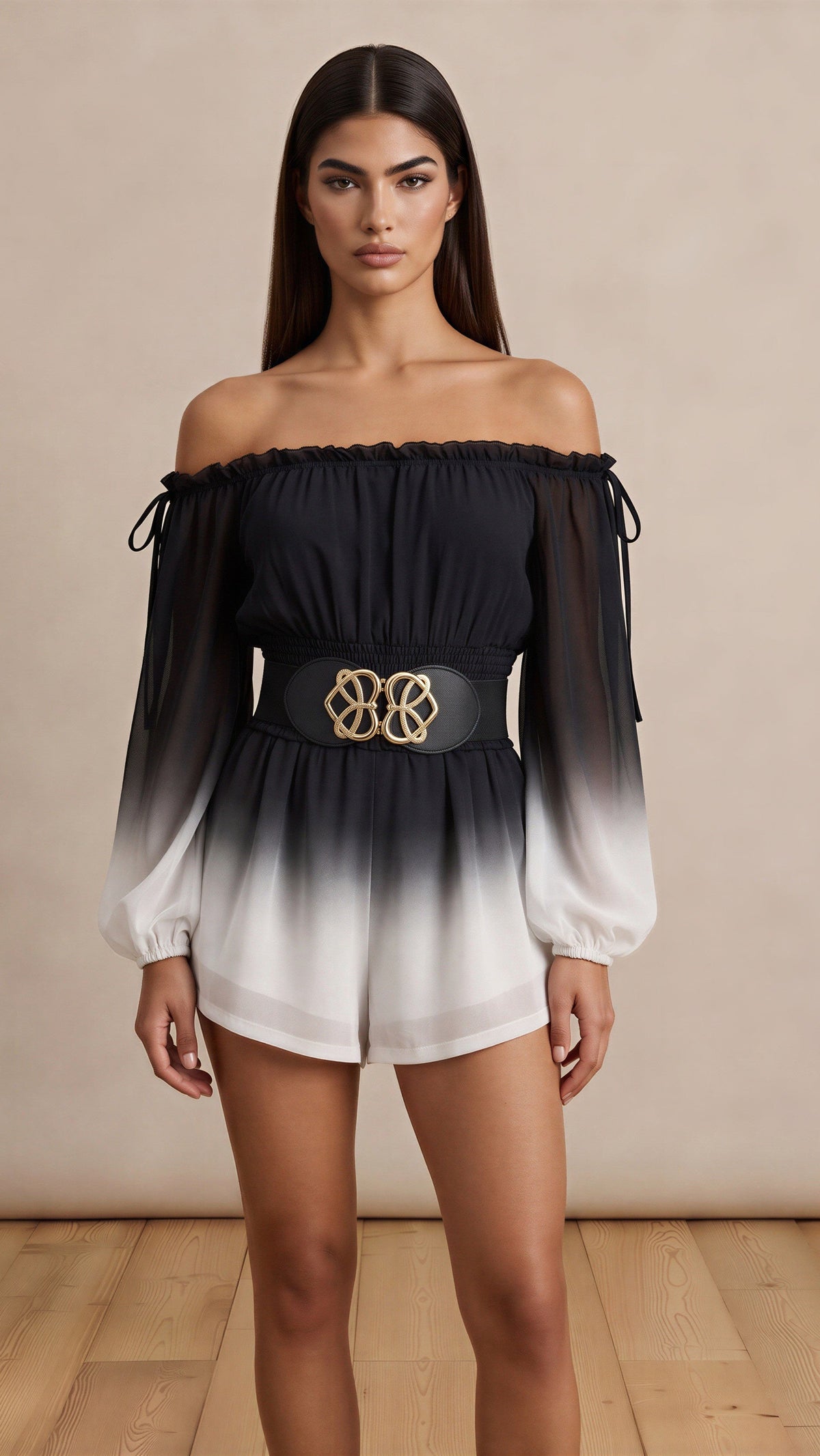 Go Shorty Jumpsuit with belt